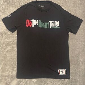 Do The Right Thing Graphic Tee - Black